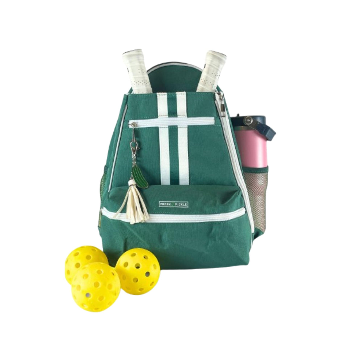 Fresh Pickle green pickleball backpack, pickleball bags for women, pickleball paddle bag, pickle ball bags, cute pickleball bag,