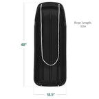 Best Choice Products 48In Kids Plastic Toboggan Snow Sled W/Pull Rope - Black