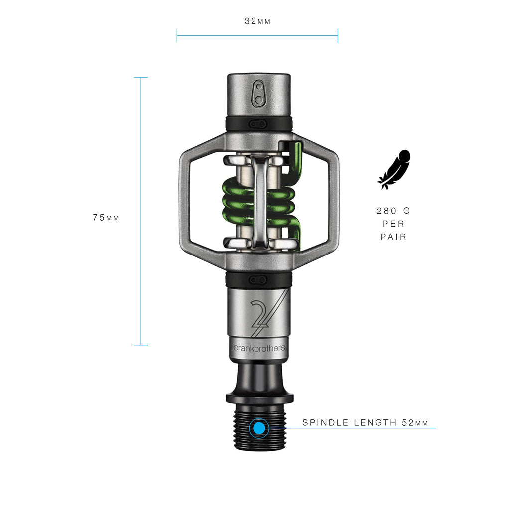 Crankbrothers Mtb Pedals Eggbeater 2 Green