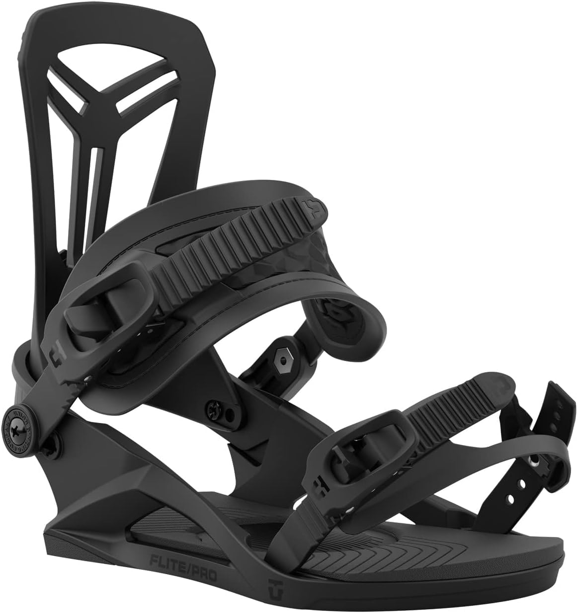 Union Flite Pro Mens Snowboard Bindings (Black 23, Small)
