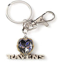 Aminco NFL Baltimore Ravens Heavyweight Logo Keychain