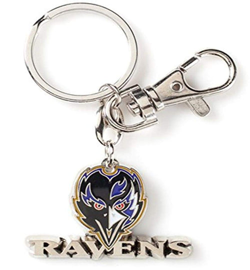 Aminco NFL Baltimore Ravens Heavyweight Logo Keychain