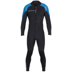 Henderson 3Mm Thermoprene Pro Men? Front Zip Jumpsuit, Black/Blue, L