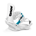 Java Snowboards Fuzz Pedal 2 Snowboard Bindings (Flat White, Large)
