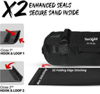 Yes4All Workout Sandbags, Heavy Duty Sandbags For Fitness, Conditioning, Mma & Combat Sports - Black - M