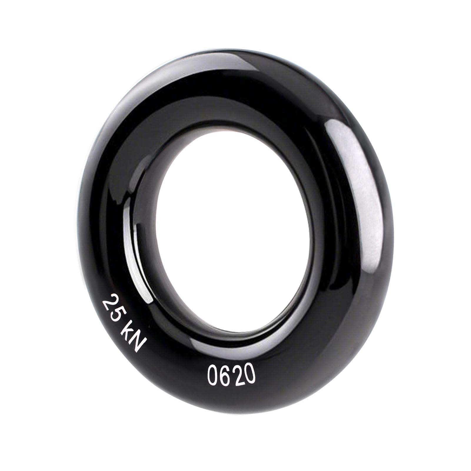 Azarxis Rappel Cup Ring 25kN Tension O-Ring Rope Connector for Rock Climbing Arborist Rescue Slackline Hammock Friction Saver Eq