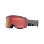 Giro Cruz Asian Fit Ski Goggles - Snowboard Goggles For Men, Women & Youth - Anti-Fog - Otg - Grey Wordmark Strap With Amber Sca