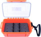 Guardian Hunting #1 Broadhead Case Best Broadhead Box Ultra Rugged & Durable. Holds 12-3 Inch Length Broadheads. Plastic Waterpr
