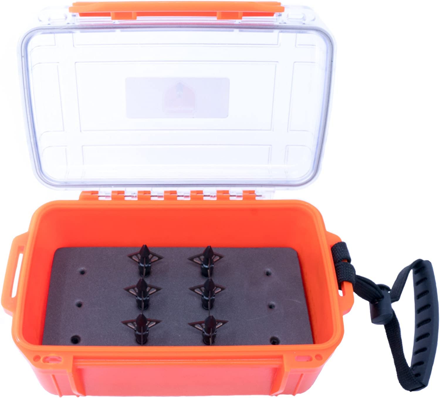 Guardian Hunting #1 Broadhead Case Best Broadhead Box Ultra Rugged & Durable. Holds 12-3 Inch Length Broadheads. Plastic Waterpr