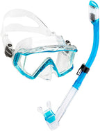 Cressi Pano 3 & Supenova Dry Combo, Translucent Aquamarine