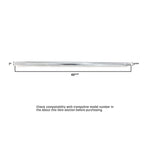 Skywalker Trampolines Lower Enclosure Straight Tube, Pack Of 2, Metal Color, Part #4201