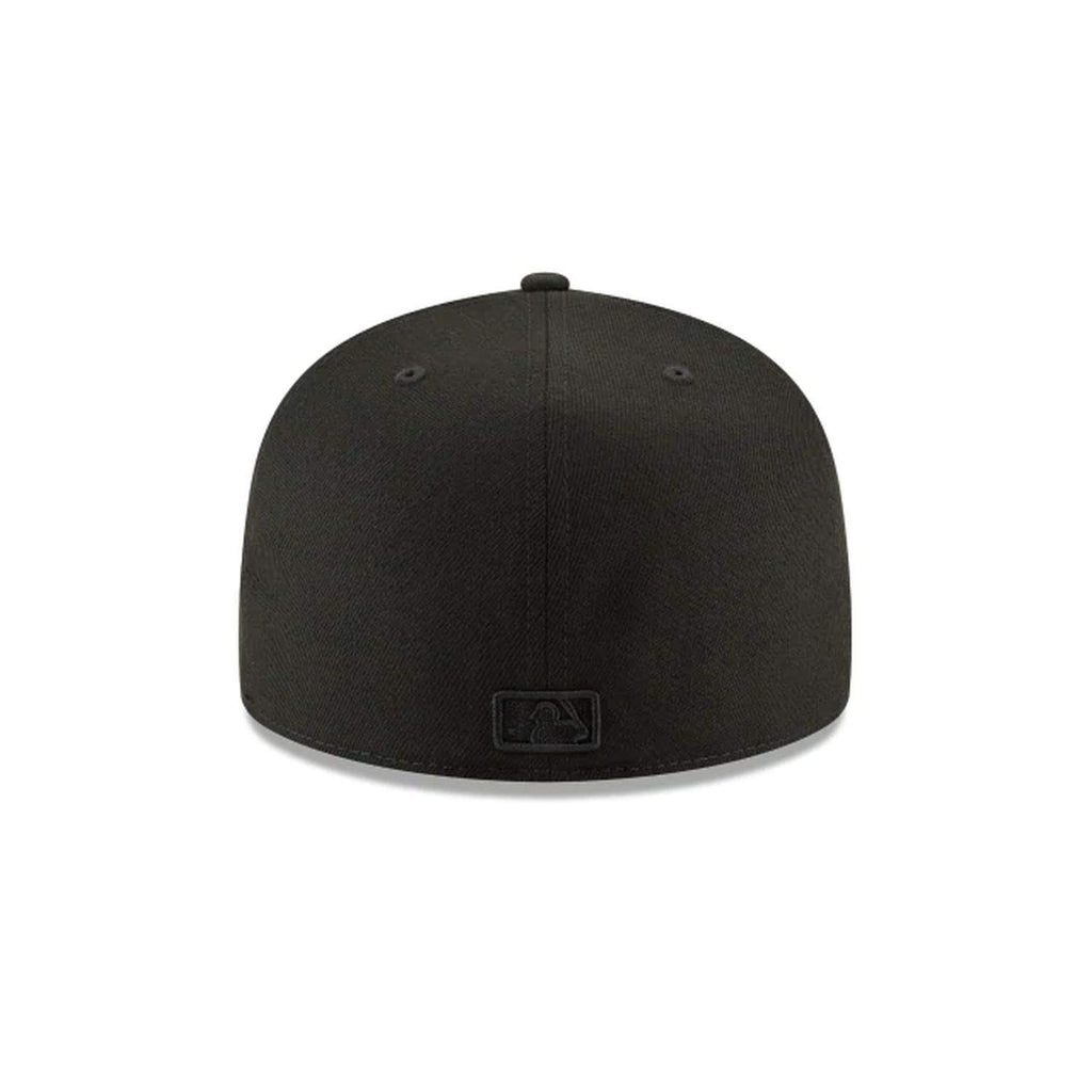 New Era 59Fifty Hat Mlb Basic New York Yankees Black/Black Fitted Baseball Cap (7 3/8)