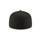 New Era 59Fifty Hat Mlb Basic New York Yankees Black/Black Fitted Baseball Cap (7 1/4)