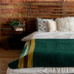 Arcturus Rainier Wool Blanket - Warm, Heavy, Washable, Large Bed Blanket | Great For Home & Camping (Fort Vancouver, King)