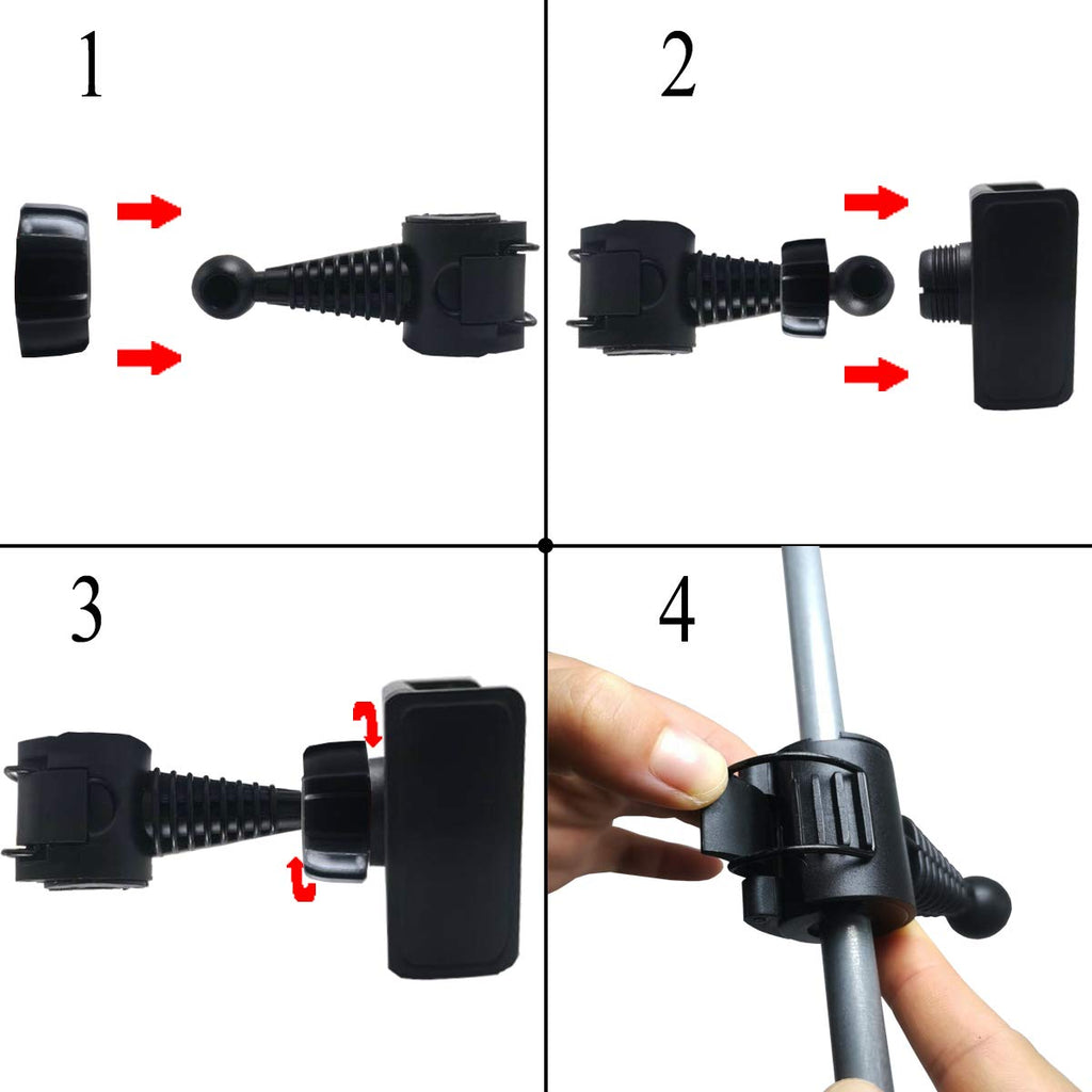 Golf Phone Holder Clip, Cell Phone Swing Recording Clip, Golf Accessories And Training Aid Work With Smart Phone, Clips To Golf