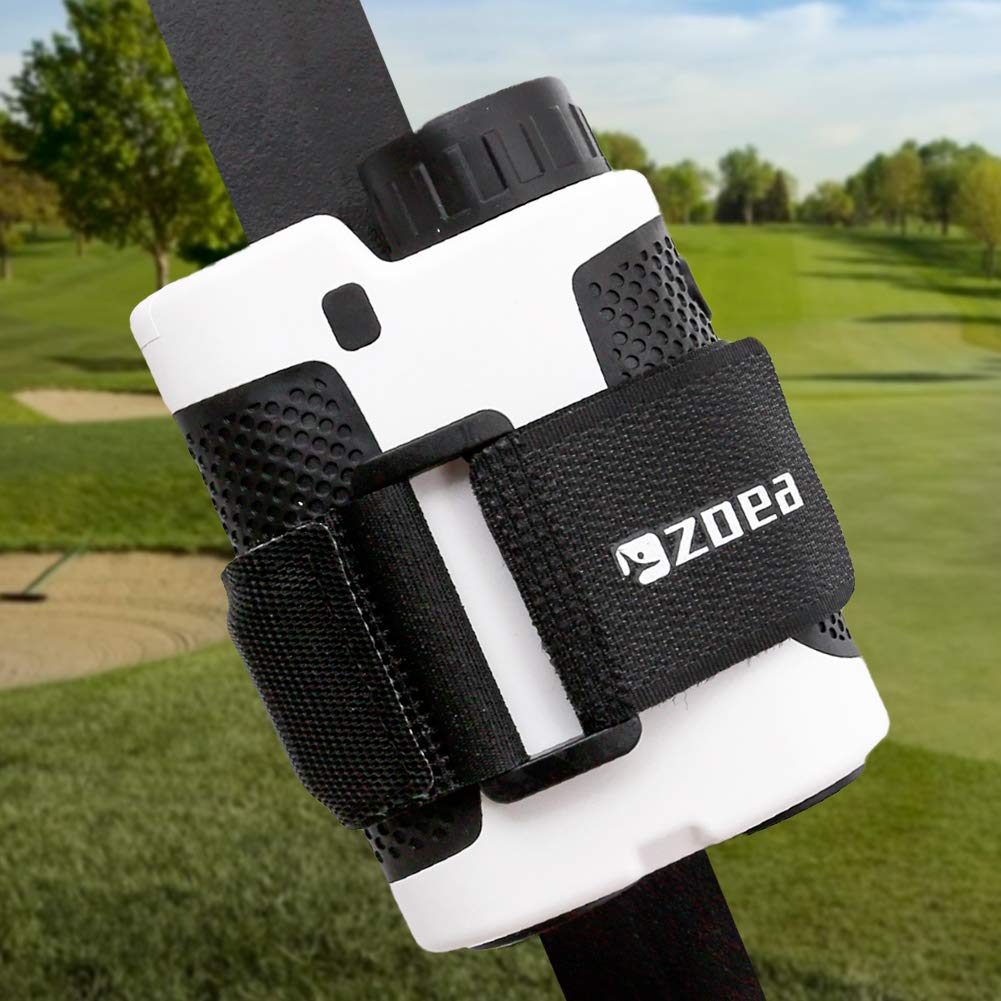 ZOEA Magnetic Rangefinder Mount Strap for Golf Cart Railing, Adjustable Rangefinder Mount/Holder/Strap/Band with Strong Magnet S