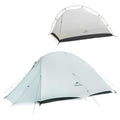 Naturehike Cloud Up Ul 2 Person Backpacking Tent, Double Layer Two Person Tent With Footprint, 15D Nylon Waterproof Ultralight T