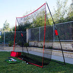Golf Net 10X7Ft Portable Golf Practice Net W/Carry Bag For Indoor Outdoor Backyard Driving Hitting Chipping Training Net