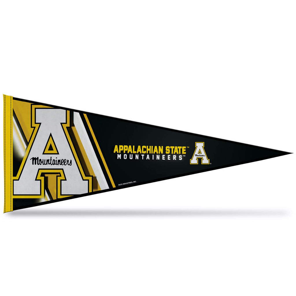 Rico Industries Ncaa Appalachian State Mountaineers Primary 12'' X 30'' Felt Wall D  Cor Pennant - Great For Home/Bed Room/Man C