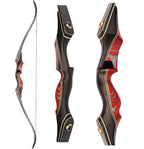 Pmz Recurve Bow And Arrow, Newset Professional Aldults Archery Hunting Bow, 60'' Wooden Takedown Bow, For Youth Beginners To Adv