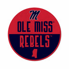 Rico Industries Ncaa Mississippi Rebels Classic Shape Cut Pennant - Home And Living Room D  Cor - Soft Felt Ez To Hang 20.5 X 18