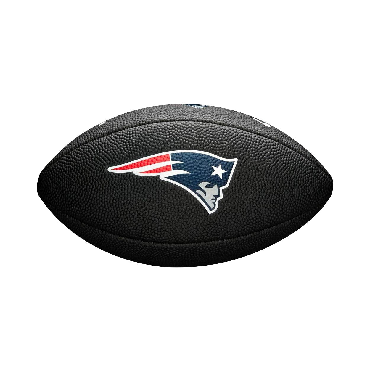 Wilson Sporting Goods Nfl New England Patriots Team Logo Football , Black, Mini Size