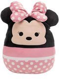 Squishmallows Official Kellytoy Disney characters Squishy Soft Stuffed Plush Toy Animal 5A inch (Minnie Mouse)