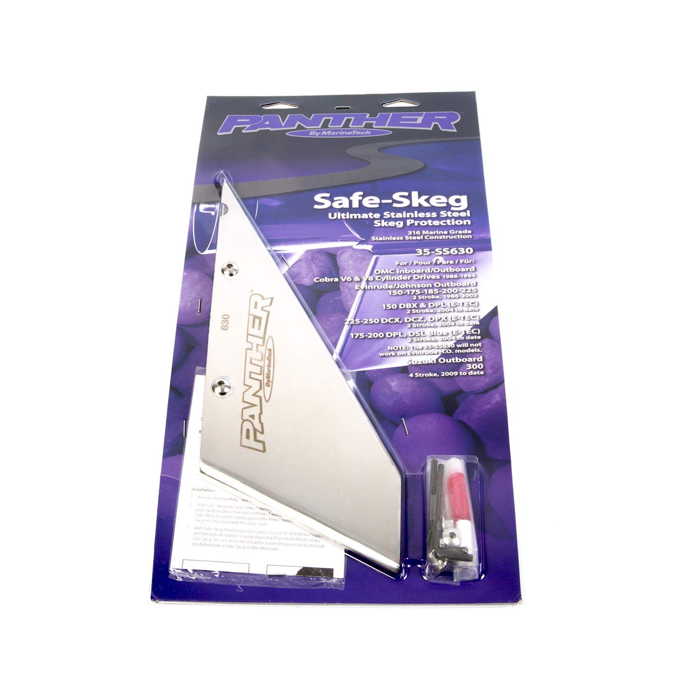 Panther Marine 35-Ss630 Safe-Skeg - Evinrude/Johnson Outboard (150, 174, 185, 200, 225 Hp), 1986-2003