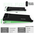 Felfast Walking Pad With 12% 6 Auto Incline, Under Desk Treadmill For Home Office W/Remote Control, 6 Hiit Mode, 265 Lbs Weight