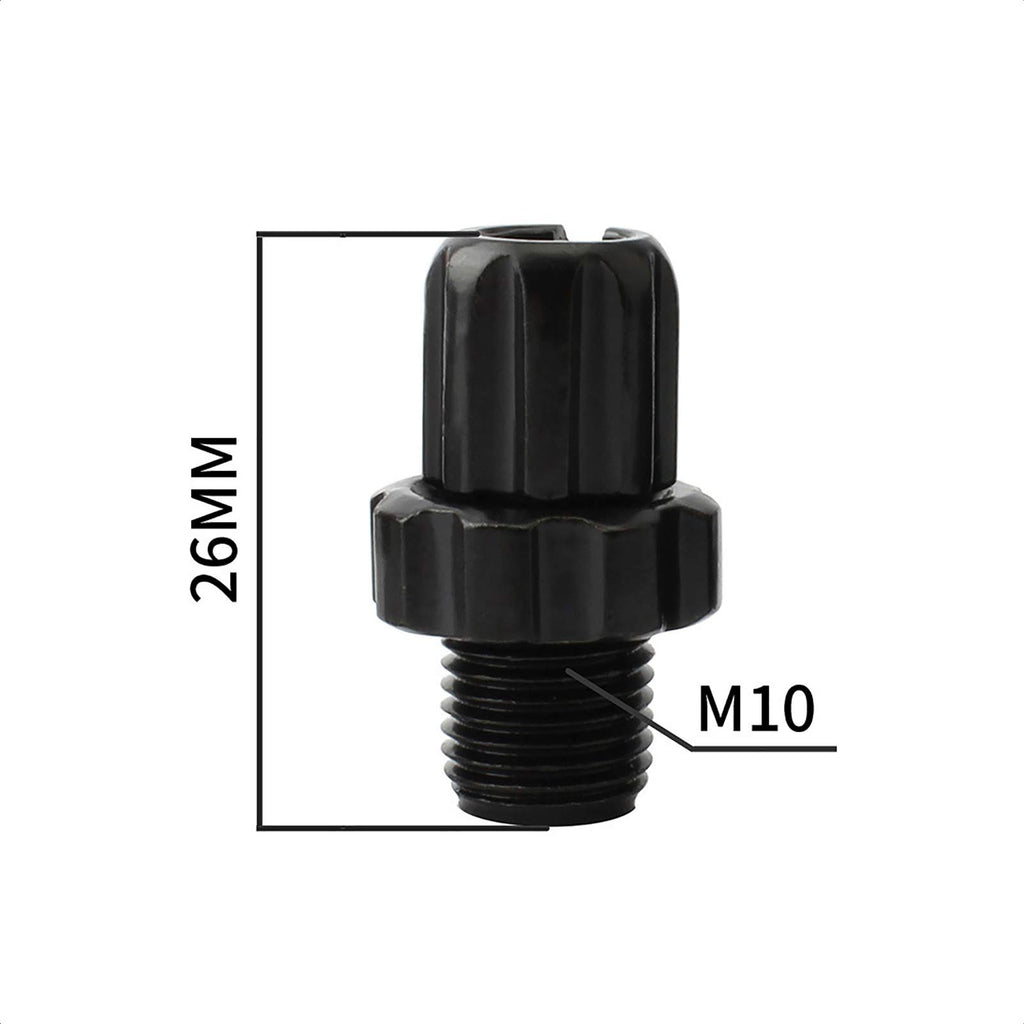 Aleoed Black/Silver Bicycle M10 Brake Cable Handle Lever Adjusting Screws Fastener Bolt 10Mm Brake Accessorie For Mountain Road