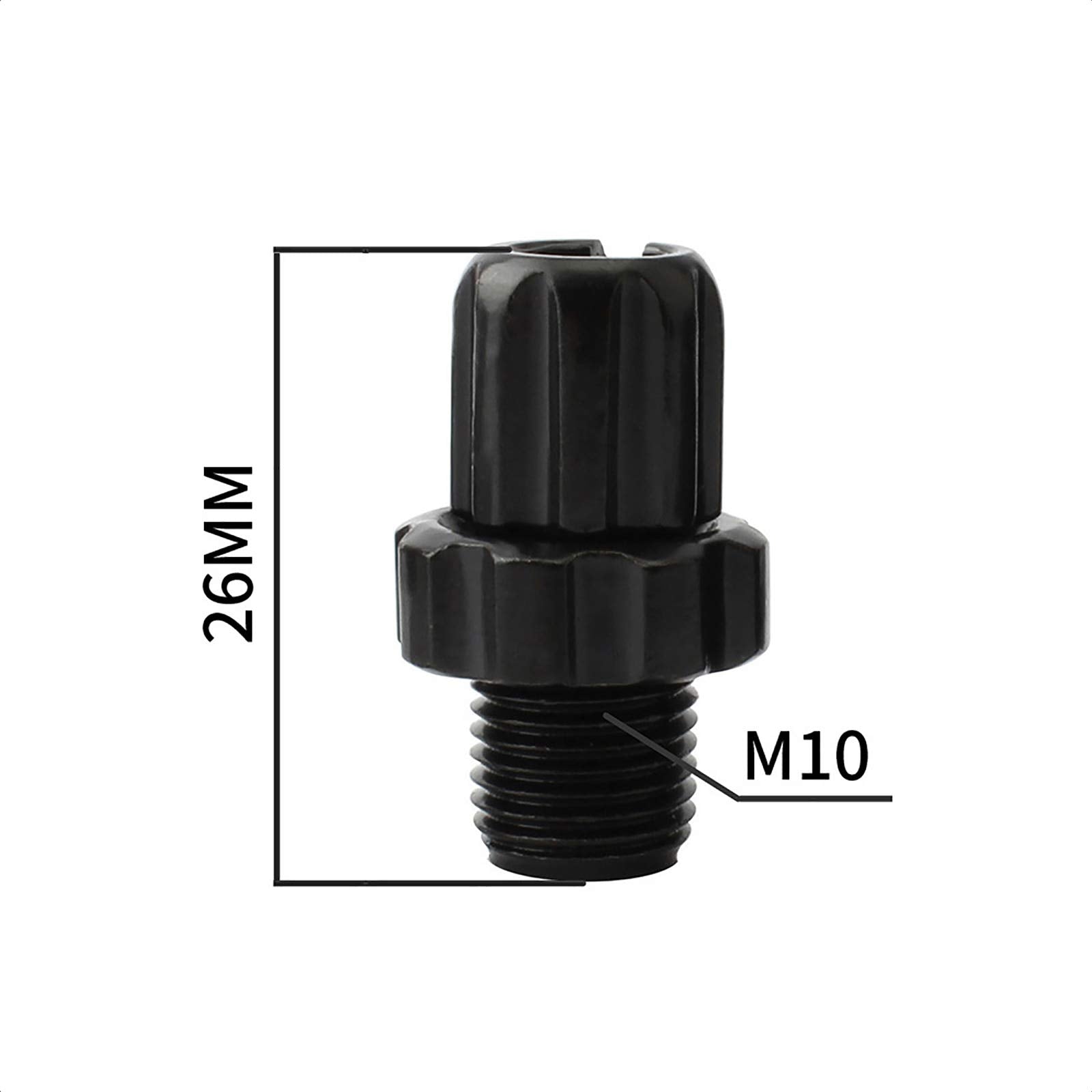 Aleoed Black/Silver Bicycle M10 Brake Cable Handle Lever Adjusting Screws Fastener Bolt 10Mm Brake Accessorie For Mountain Road