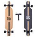 Playshion 39 Inch Drop Through Freestyle Longboard Skateboard Cruiser Line