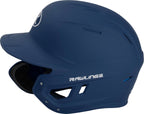 Rawlings 2022 Mach 1-Tone Matte Baseball Batting Helmet W/Lhb Adjext, Junior, Matte Navy