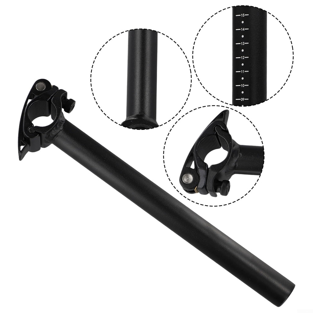 Bike Stem, Adjustable Front Risers Quickrelease Folding Bike Handle Bar Stem Lightweight Bike Stem For Moutain Bike Road Bike(25