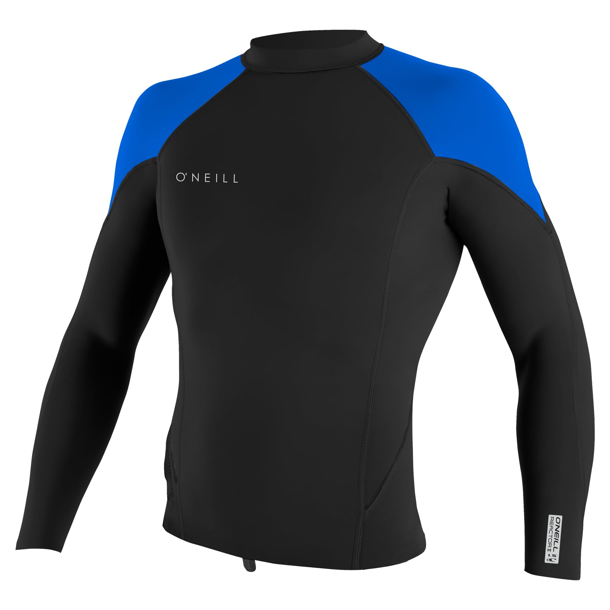 ONeill Mens Reactor-2 1.5mm Long Sleeve Pullover Wetsuit Top, Lightweight Warmth and Flexibility for All Water Activities, Bla