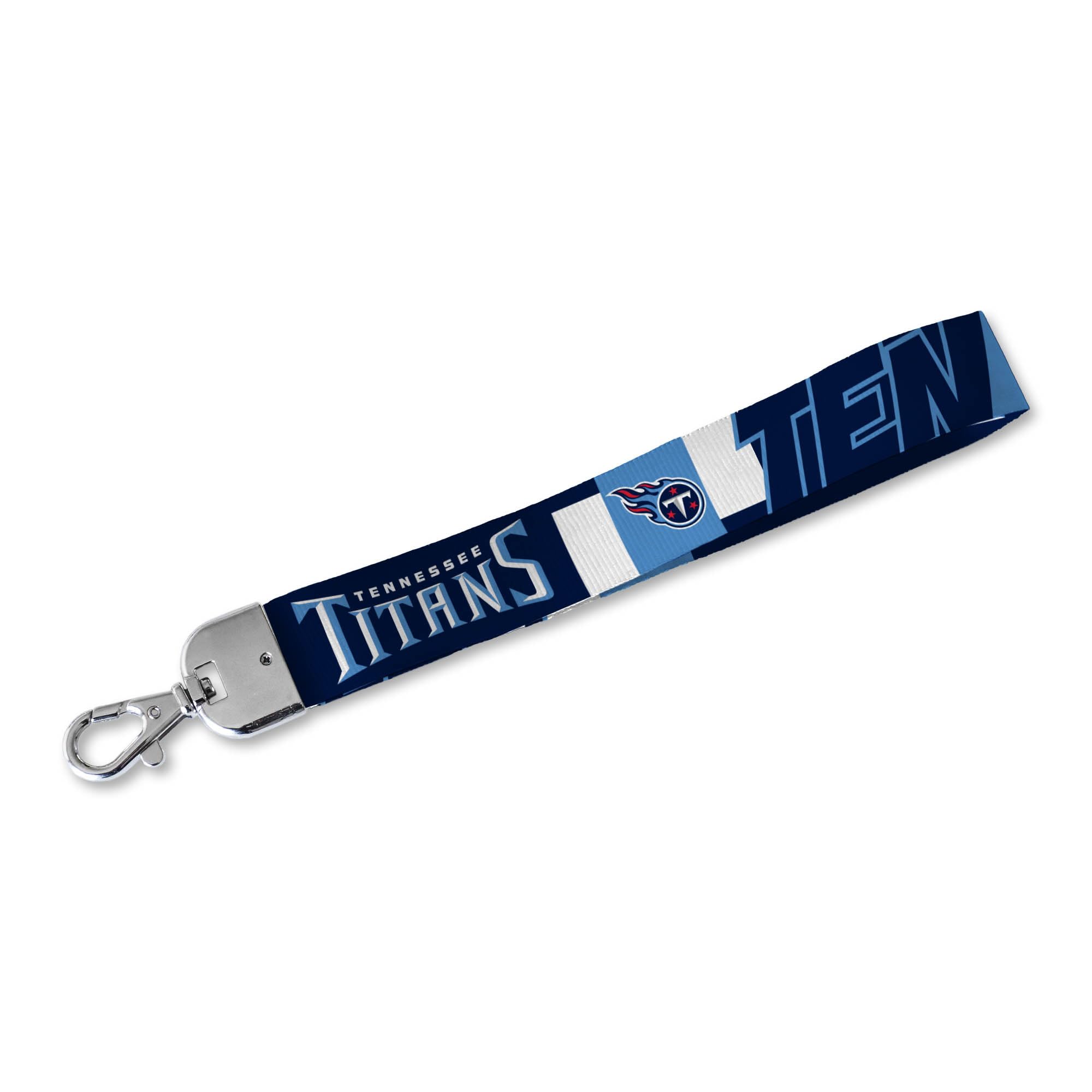 Rico Industries Nfl Football Tennessee Titans Standard Wrist Lanyard Key Chain, Cute Wristlet Strap Keychain Holder For Women Me
