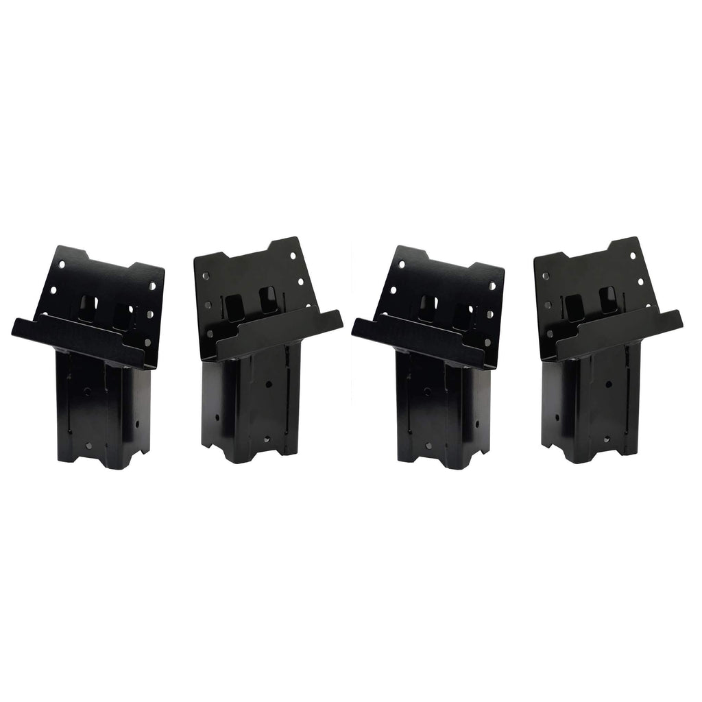 Hme High-Strength Welded Construction Durable Multi-Use Platform Brackets 4 Pack - For Use With Hunting Blinds, Play Sets, Tree