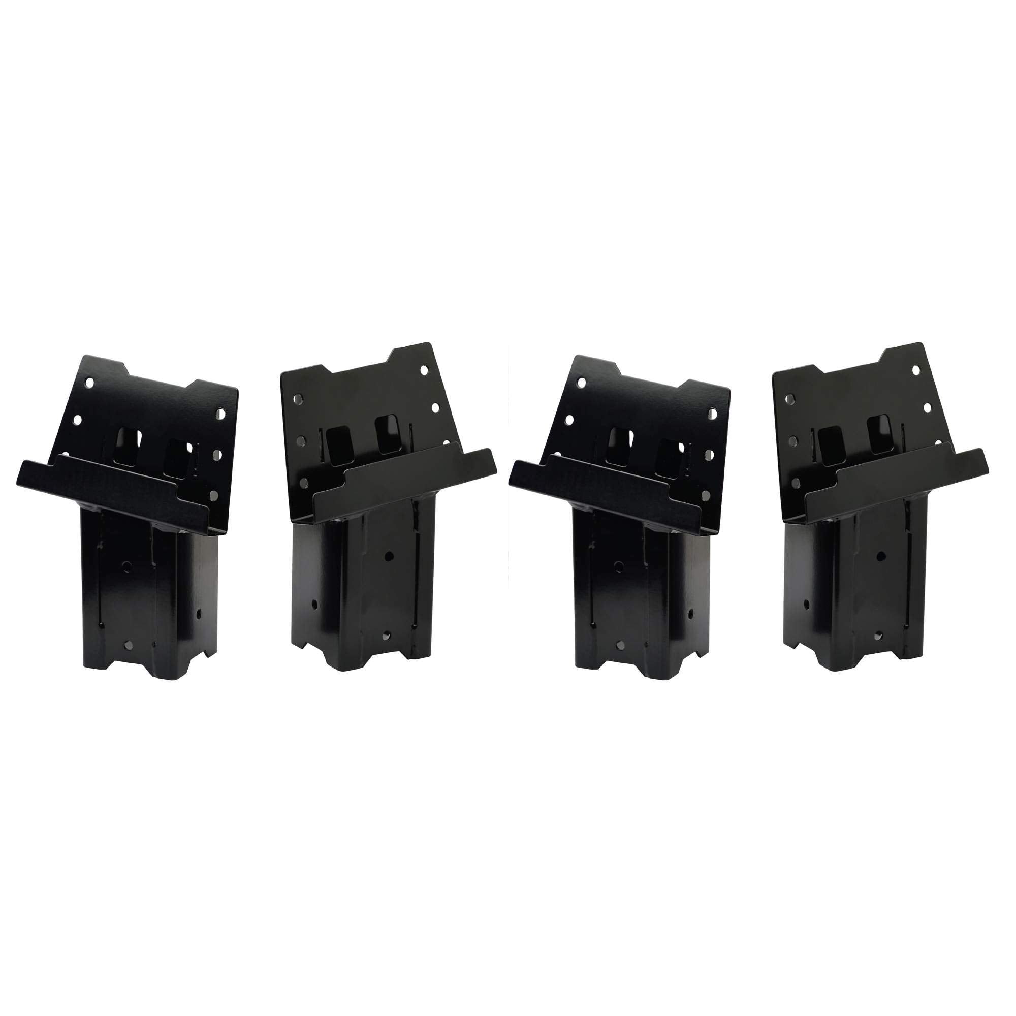 Hme High-Strength Welded Construction Durable Multi-Use Platform Brackets 4 Pack - For Use With Hunting Blinds, Play Sets, Tree
