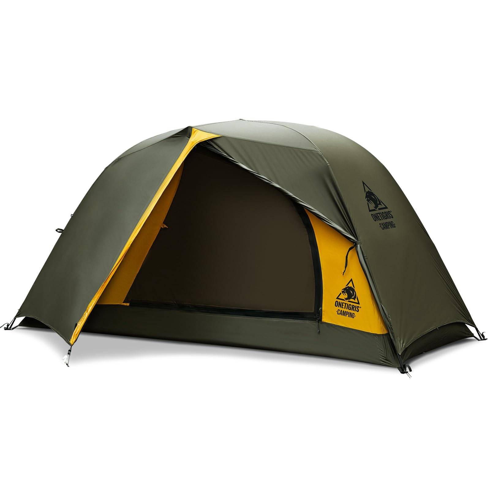 Onetigris Stella 4 Season Camping Tent Backpacking 1 Person Waterproof Lightweight Easy Setup Instant 3000Mm Waterproof Rating O