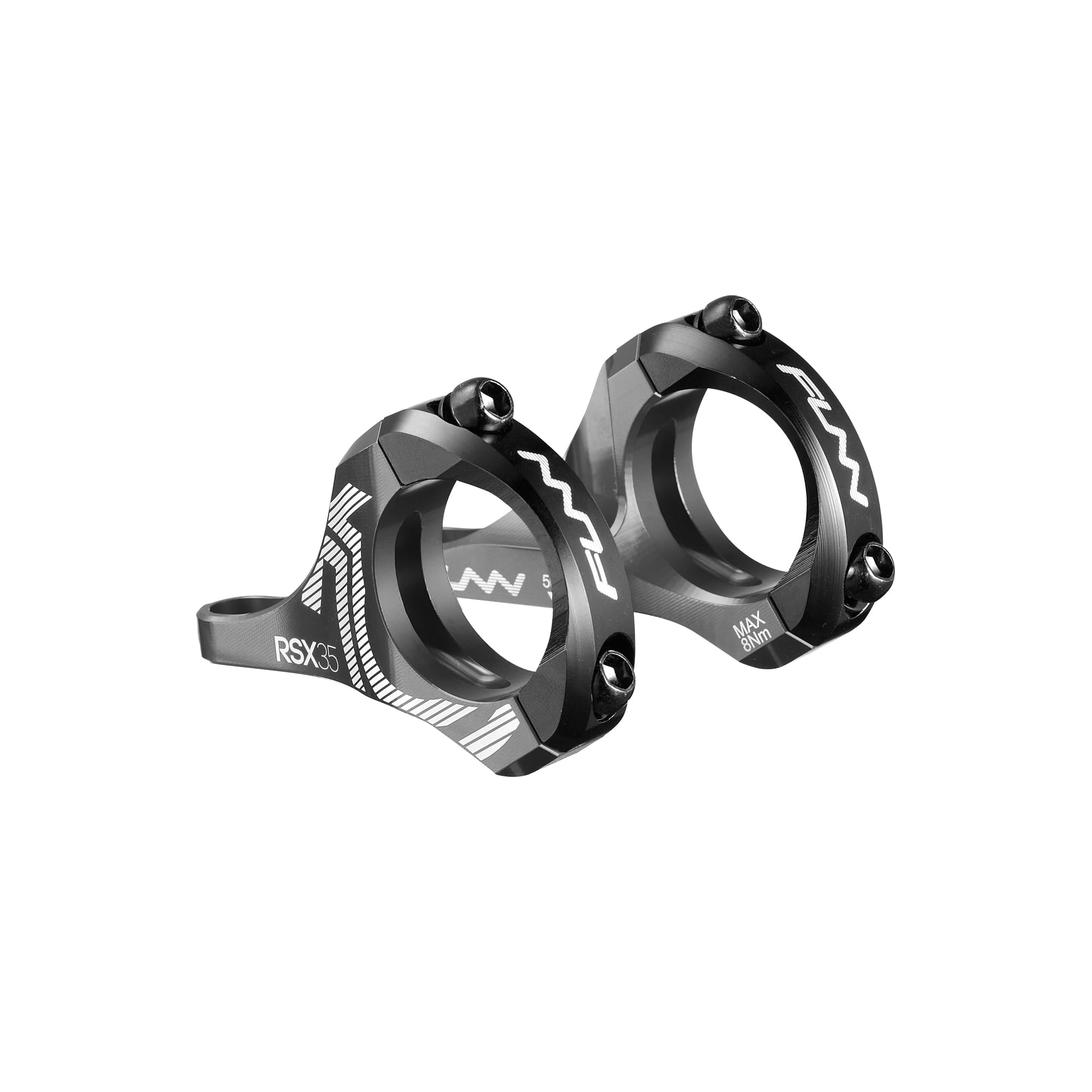 Funn Rsx Mountain Bike Direct Mount Bike Stem With 35Mm Bar Clamp, 2 Pieces Lightweight Split Design For Dual Crown Forks, Adjus