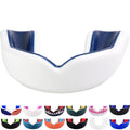Oral Mart White/Navy Blue Kids Mouthguard For Sports - Youth Mouthguard For Karate, Football, Martial Arts, Taekwondo, Boxing, R