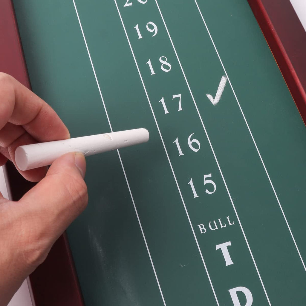 Gse Chalk Dart Scoreboard For Dart Board Cricket & 01 Dart Games With Chalks And Chalk Wipe (Chalk Scoreboard)