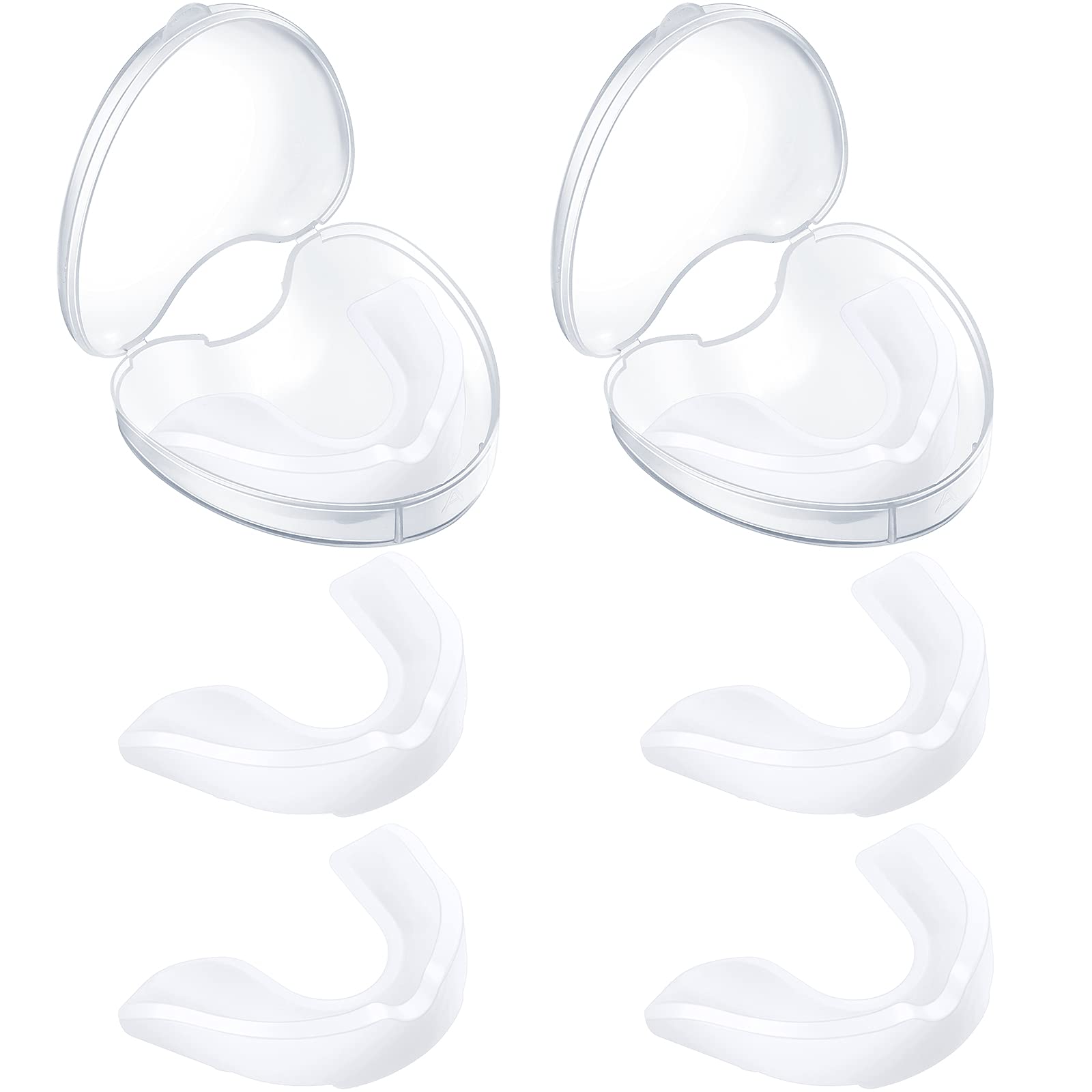 Bbto 6 Pieces Sports Mouth Guard For Kids, Athletic Mouthguard For Boxing Football Hockey Karate Basketball(White, Classic Style
