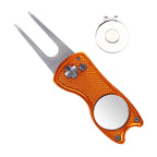 Eshan Golf Divot Tool With Ball Marker Magnetic Hat Clip Golf Court Accessories Gifts For Men Women Golfer