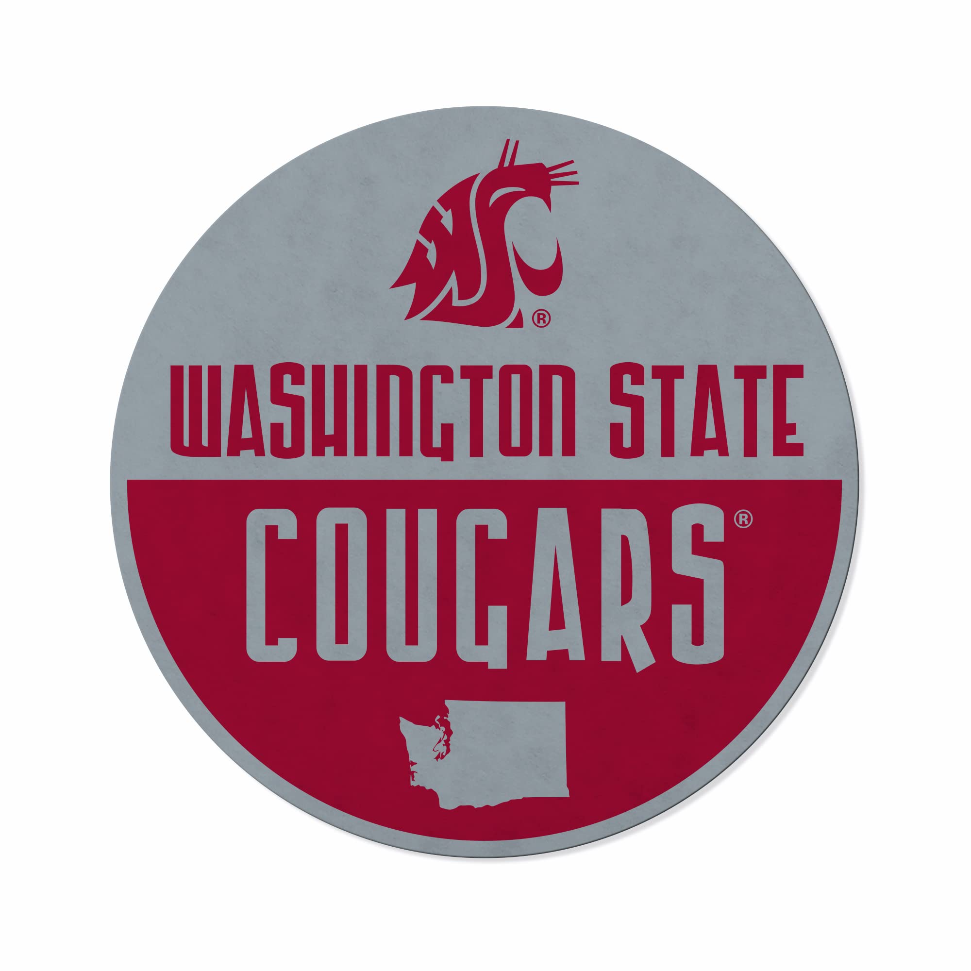 Rico Industries Ncaa Washington State Cougars Classic Shape Cut Pennant - Home And Living Room D  Cor - Soft Felt Ez To Hang
