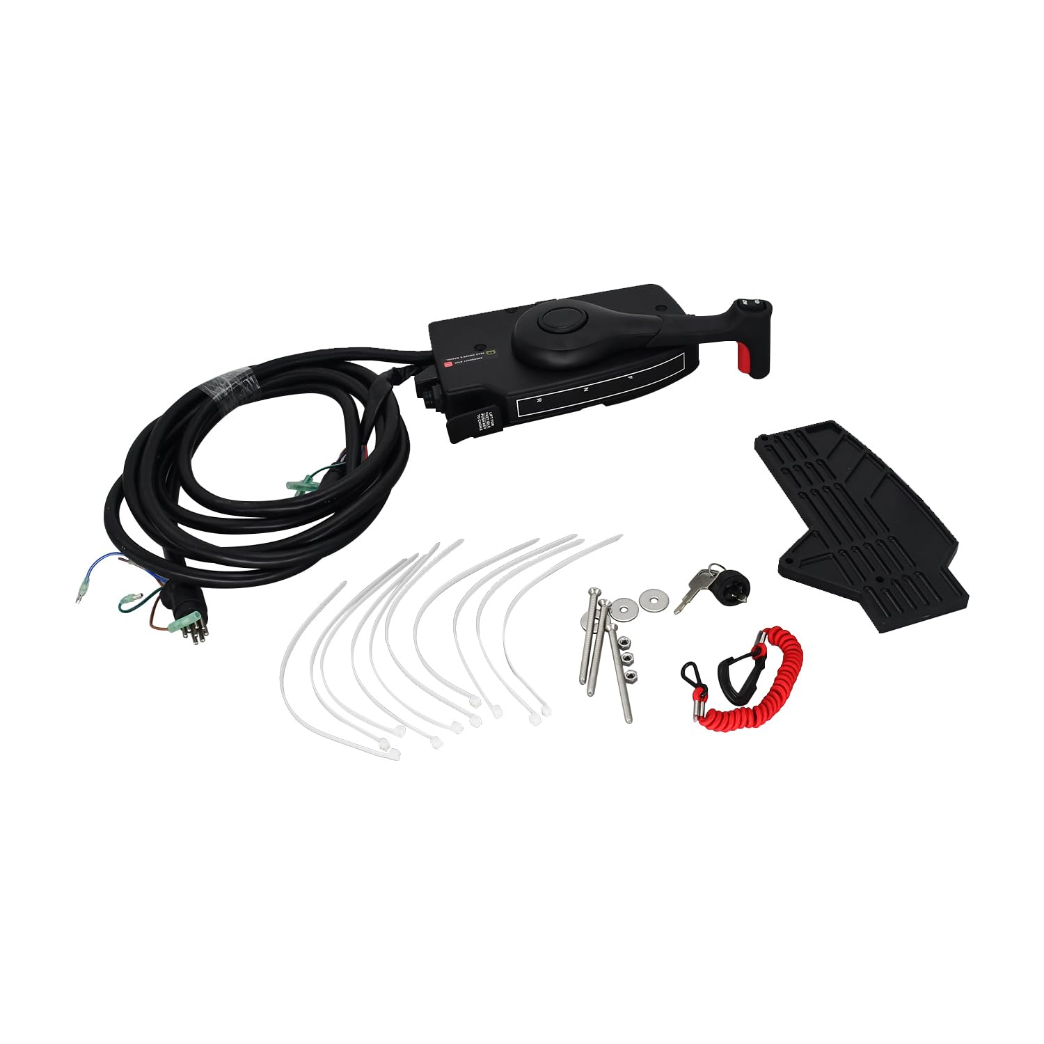 Galloparts 881170A15 Boat Outboard Side Mount Remote Control Box Compatible With Mercury Mariner Outboard Engine Throttle Contro