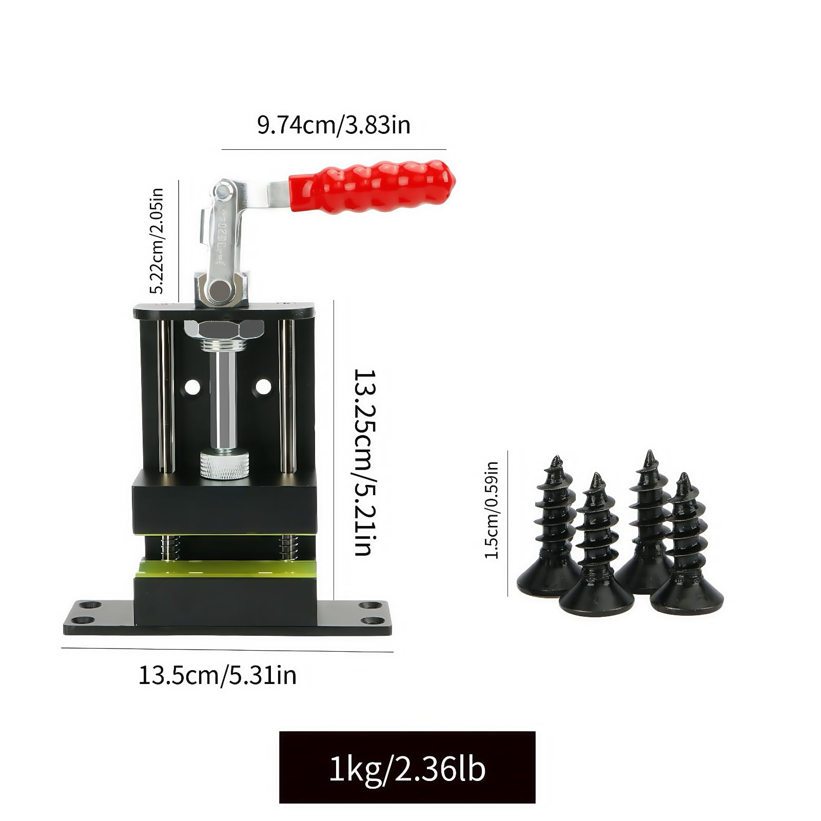 Maysun Heavy-Duty Golf Club Regripping Kit With Shaft Vise Clamp & Grip Remover Tool - Professional Aluminum Bench-Mounted Golf