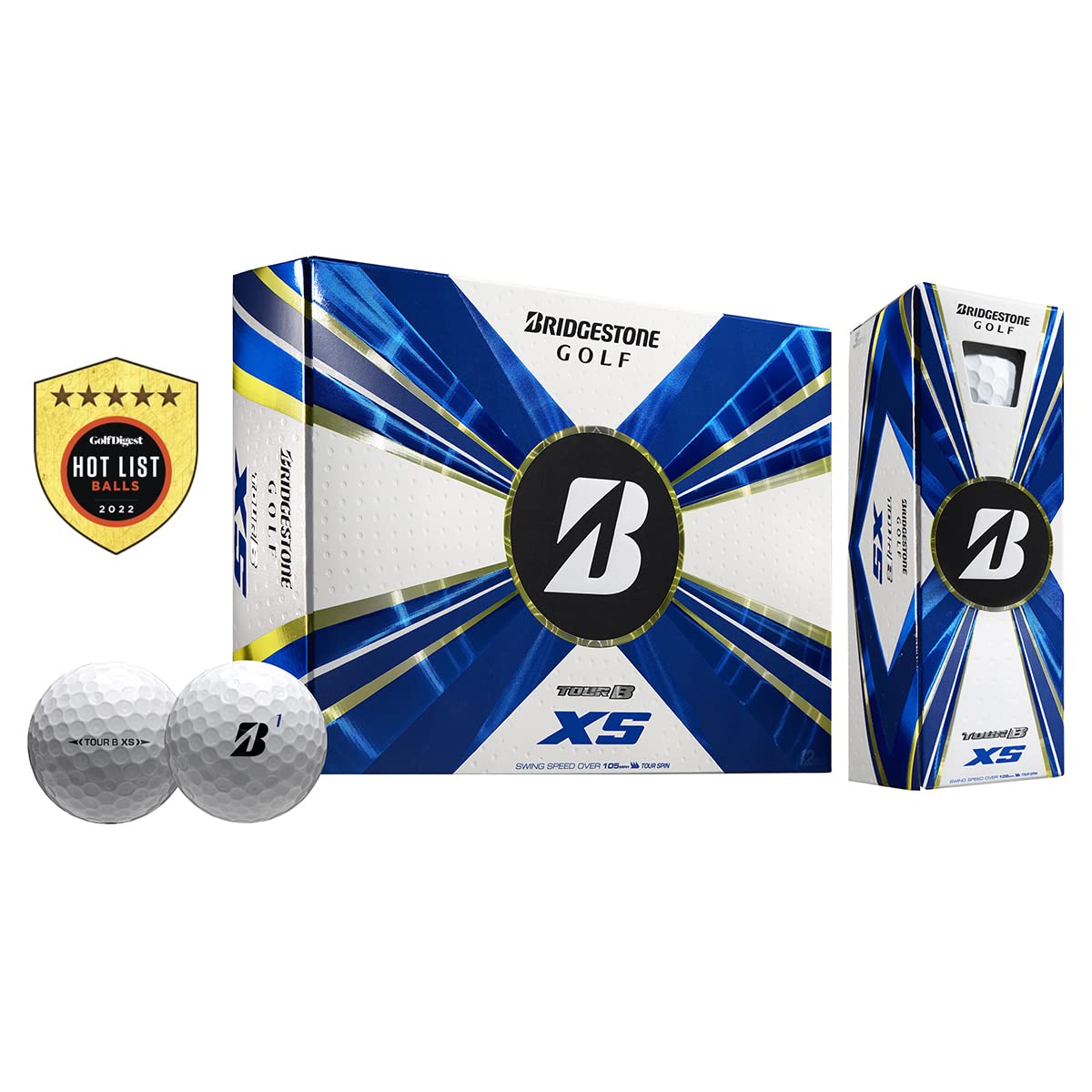 Bridgestone Golf 2022 Tour B Xs White Golf Balls