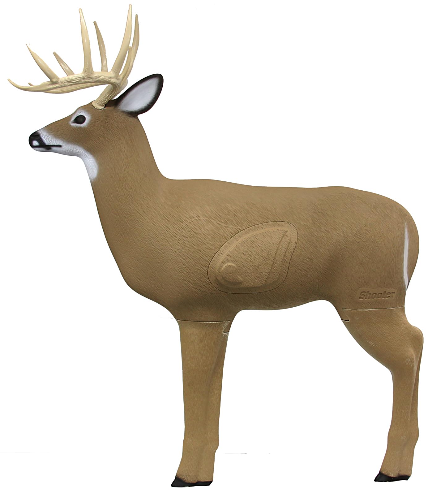 Field Logic Big Shooter Buck 3D Archery Target With Replaceable Insert Core, Brown