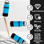 Greant Double Protective Water Bottle Boot 24Oz For Hydro Flask, Silicone Flex Boot For Hydroflask Boot, Universal Anti-Slip Bot